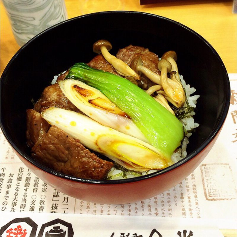 ステーキ丼(人形町今半 精肉 日本橋高島屋店)