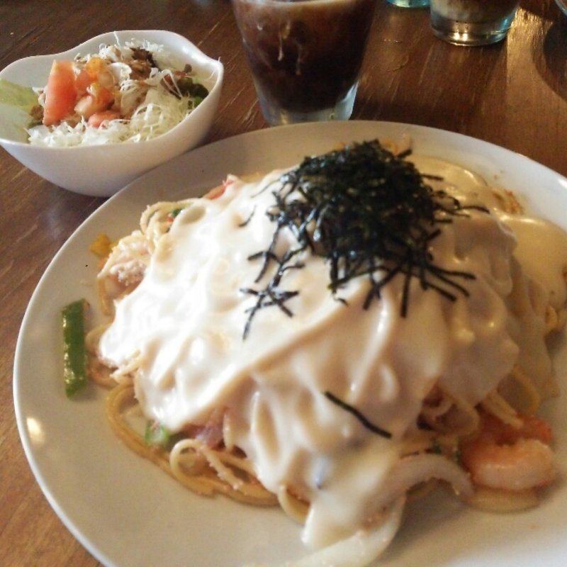 明太子クリームスパゲッティ(CAFE WOODY W. （ウッディ）)