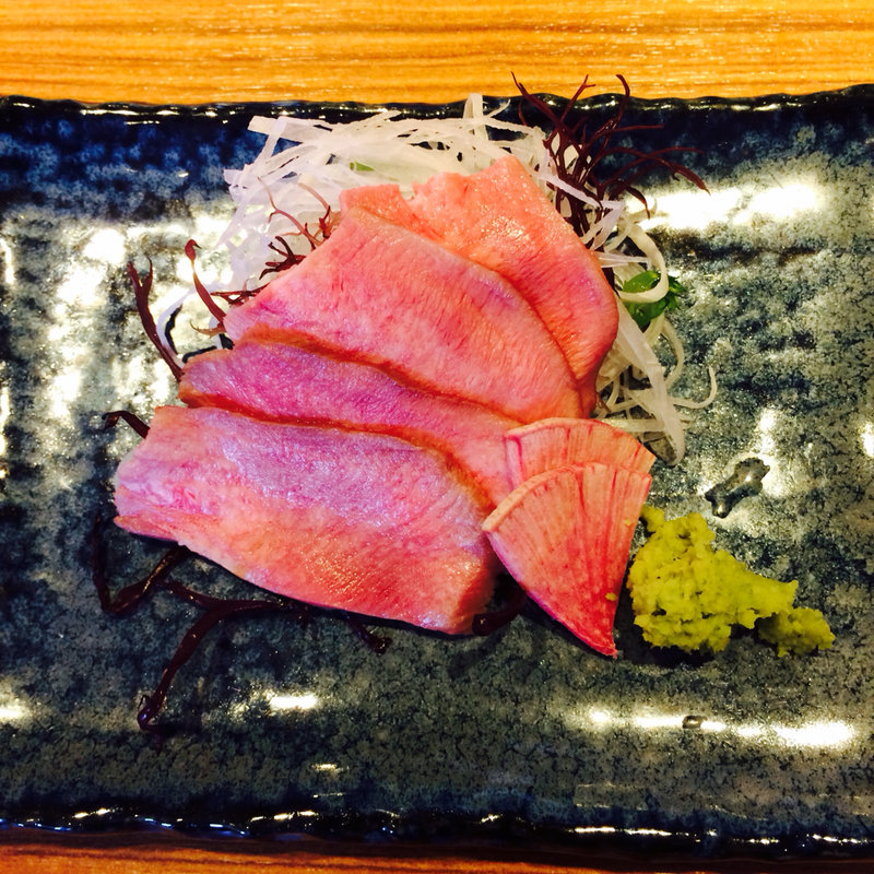 牛タンのタタキ風(牛たん炭焼 利久 イオンレイクタウン店)