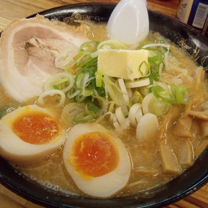 みそバターらーめん＋味玉子(なりたけ 本八幡店)