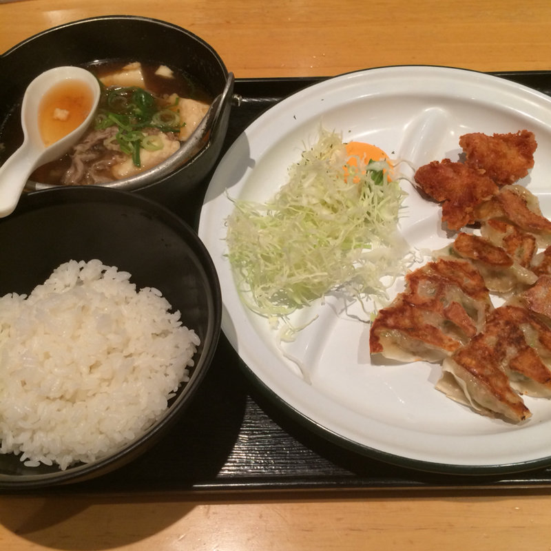 肉吸い定食(餃子工房 ちびすけ 阪急三番街店)