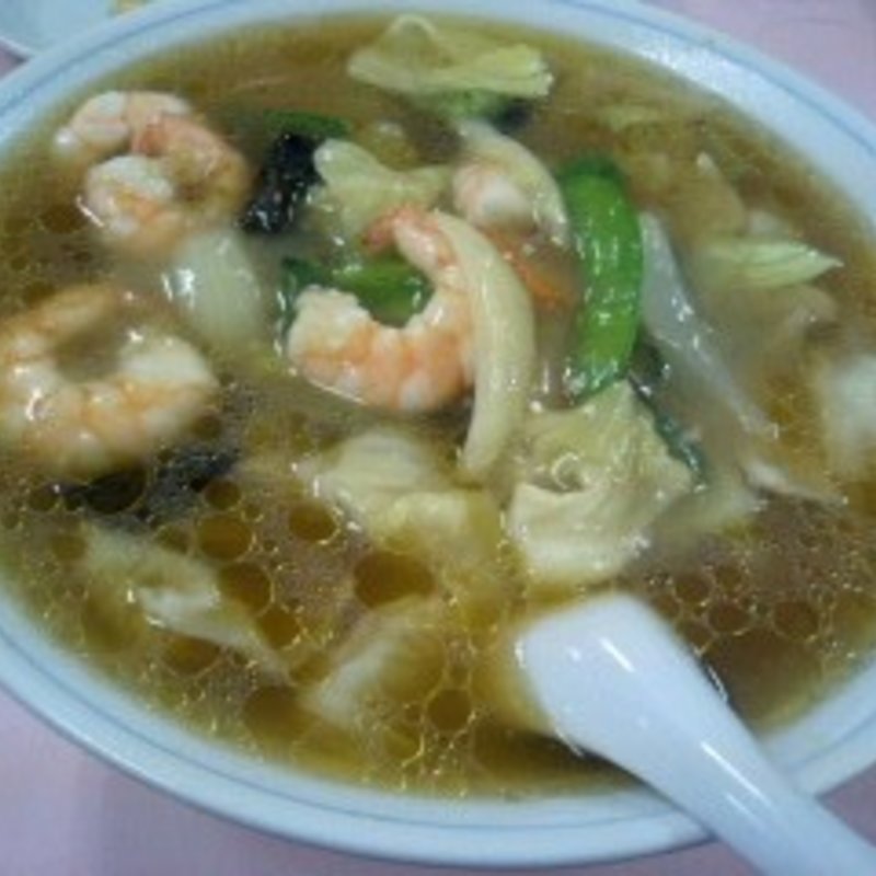 海老ワンタン麺(奇珍)