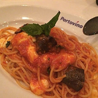 茄子とモッツァレラの トマトとバジルソース(Portovino ポルトヴィーノ)
