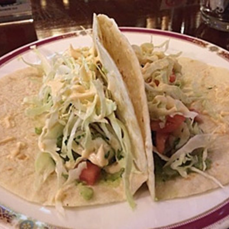 フィッシュタコス(フルモンティ Full Monty British Pub & Cider House)