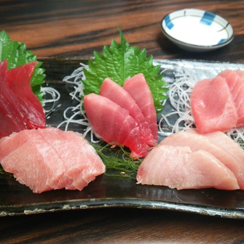 マグロの刺身盛合せ(くろば亭 本店)