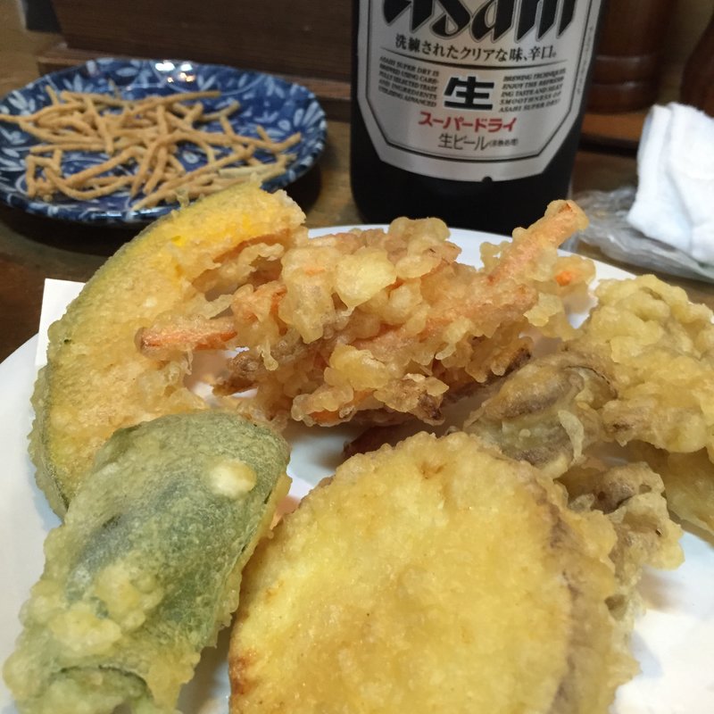 天ぷら盛り合わせ(そば茶屋よし坊 )