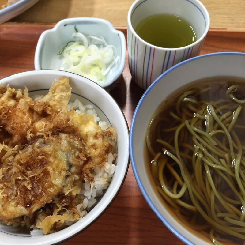 天丼セット(やぶそば)
