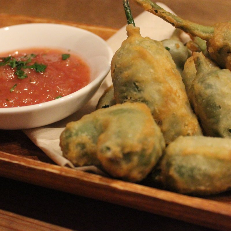 スペイン産青唐辛子のフリット(葡萄屋マルシュ)