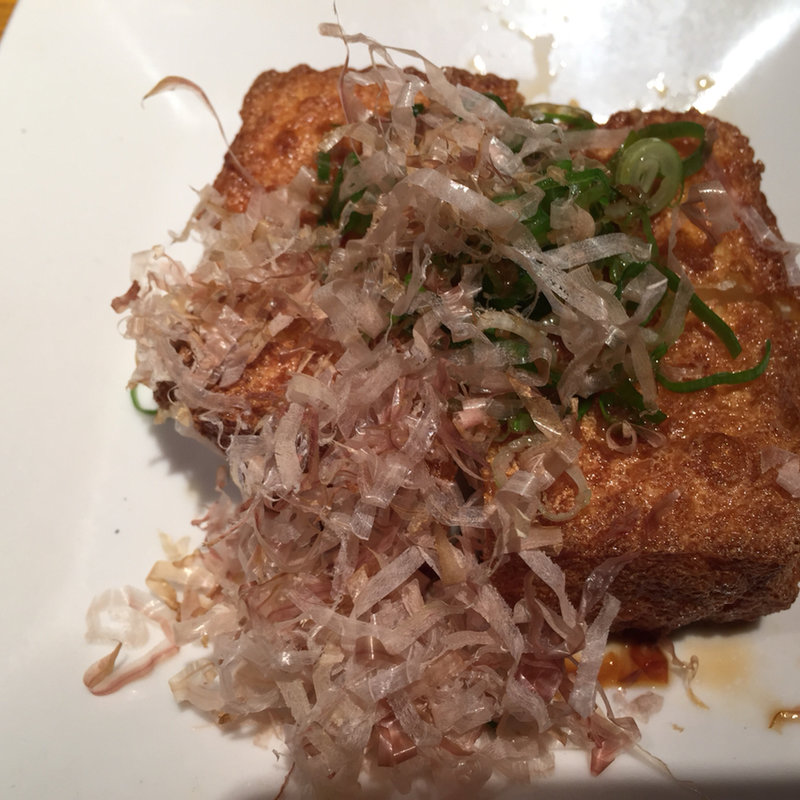 できたて厚揚げ(たか鳥 心斎橋店)
