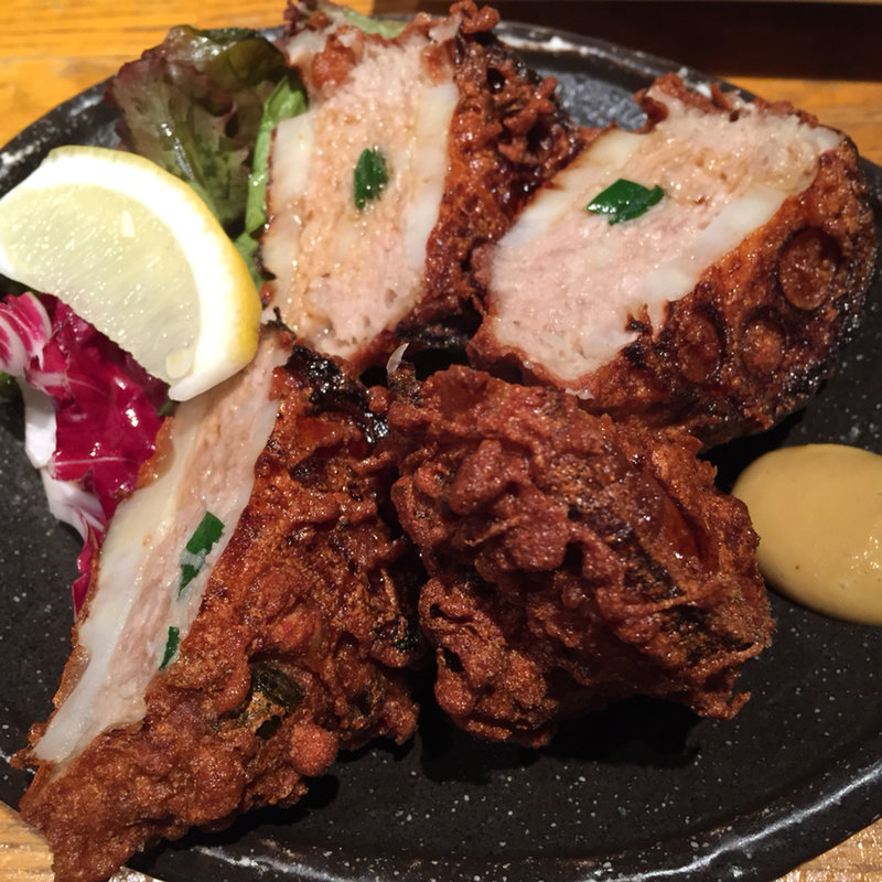 レンコンの挟み揚げ(たか鳥 心斎橋店)