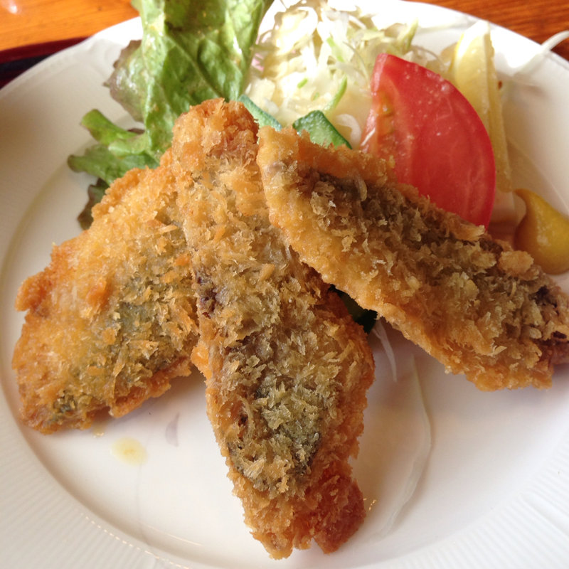 アジフライ定食(かのと本店)