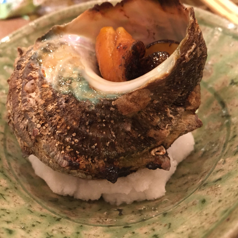 サザエの壺焼き(回転寿司 ぼて 夙川店 )