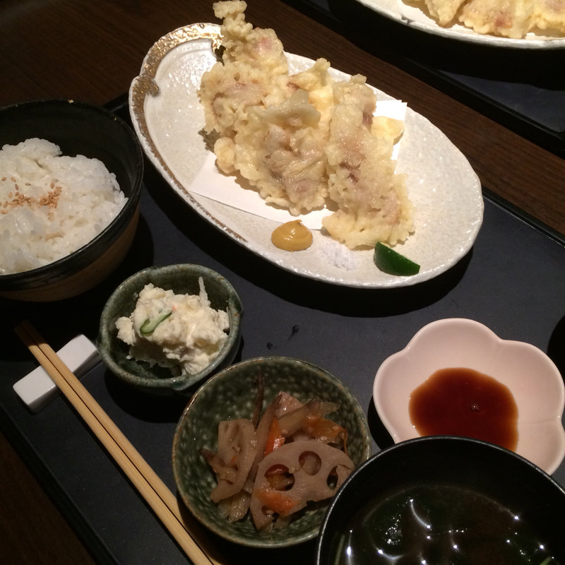 とり天定食(懐石割烹 輝 (きらり))