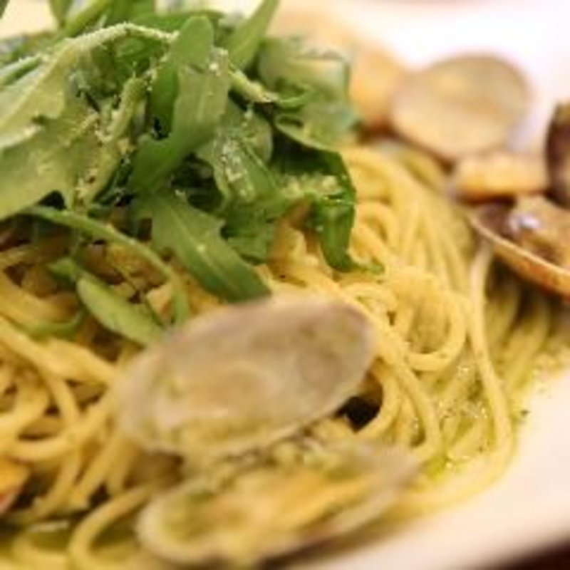 緑のボンゴレ(イタリアンバル アクア )