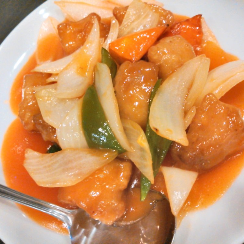 酢豚定食(中華料理 唐園)