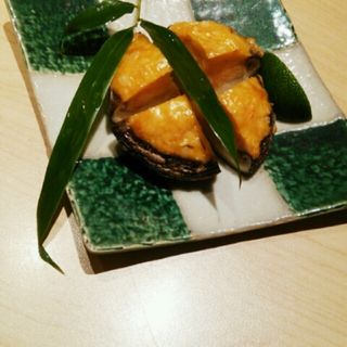 椎茸雲丹真薯(鮨 魯山 新宿店)
