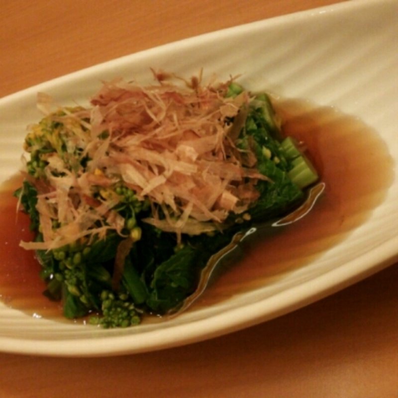 白菜の花のおひたし(軍鶏一 四ッ谷店)