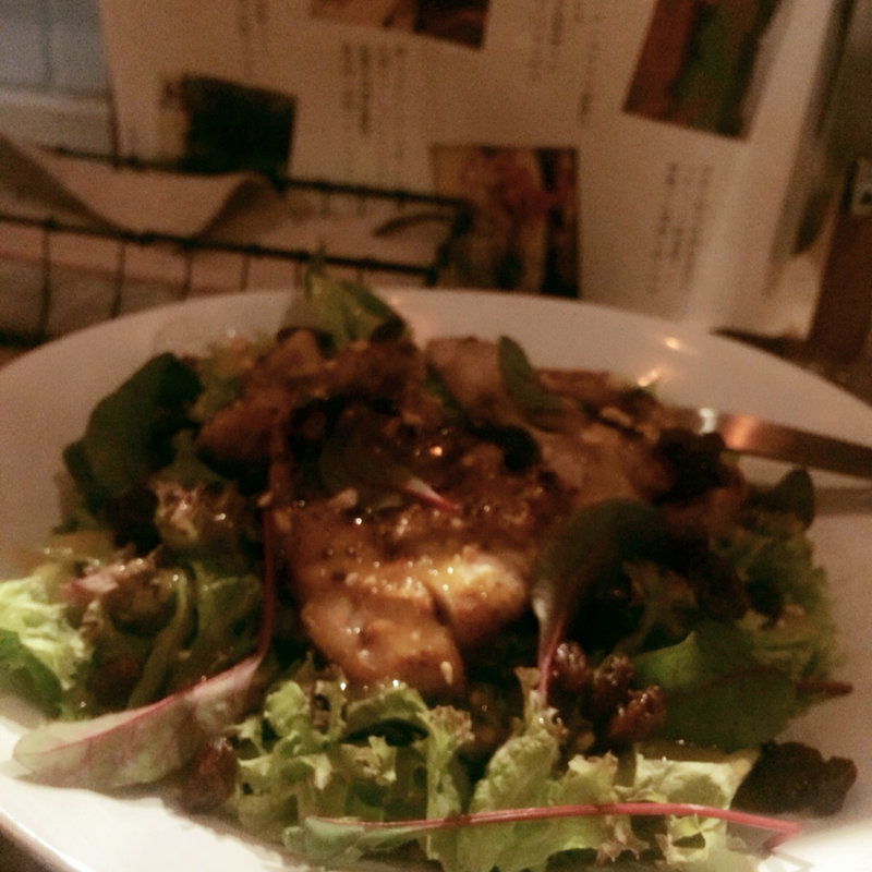 ローストチキンのハニーマスタードサラダ(BIODYNAMIE 吉祥寺店)