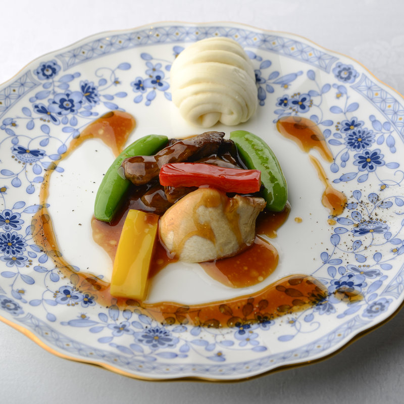 旬の中国青味野菜　蒜蓉（ガーリック）(芳園)