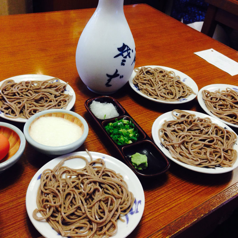 皿そば(千里庵)