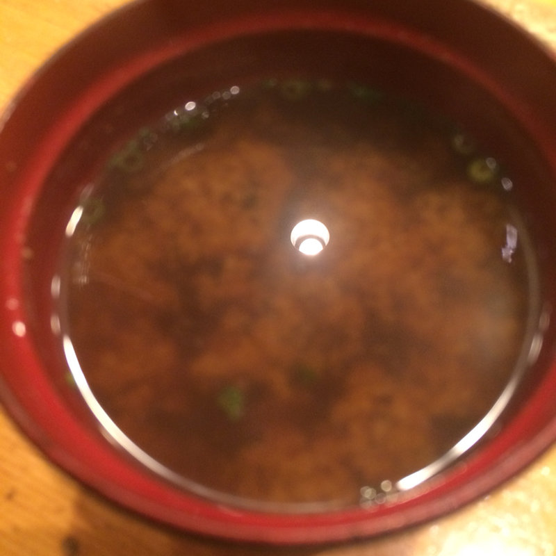 江戸前しじみの赤だし(板前寿司 銀座コリドー店)