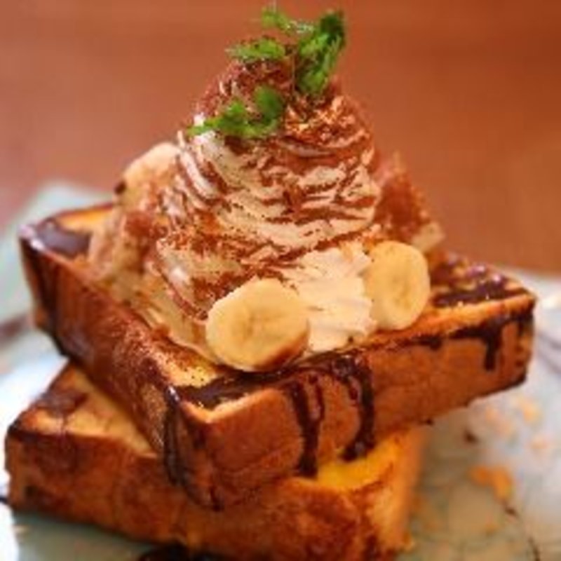 トースト 完熟バナナチョコ(イタリアンバル アクア )