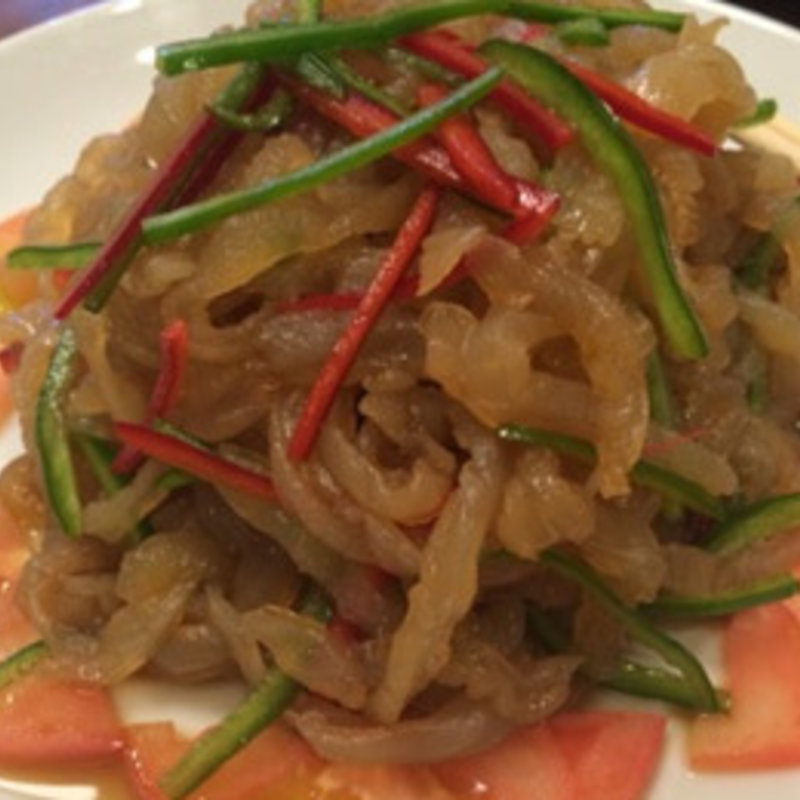 クラゲの甘酢冷菜(京華楼　中華街)