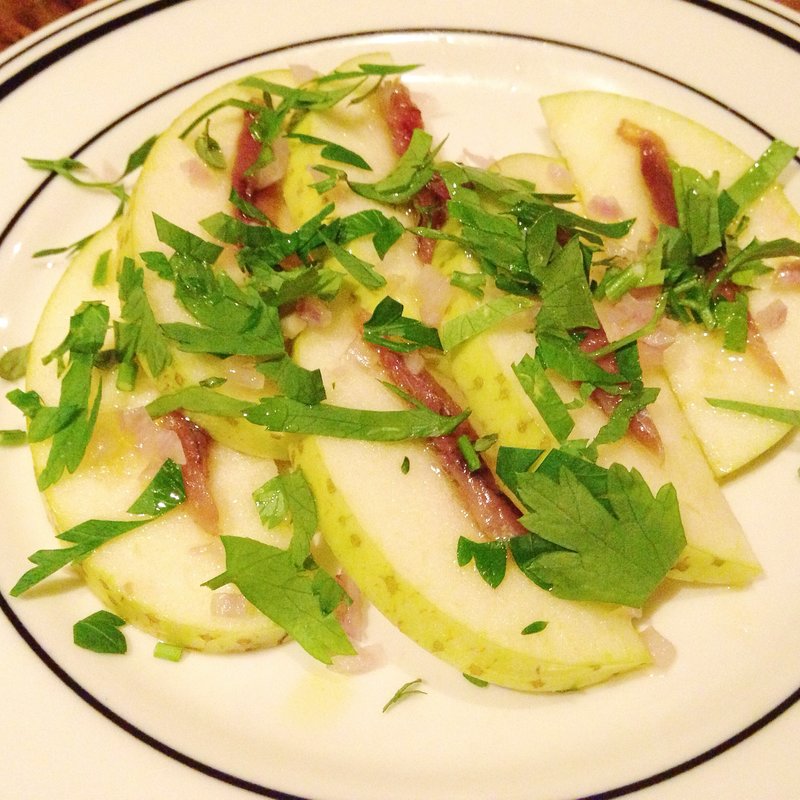 王林りんごとアンチョビのおつまみ(クリスチアノ)