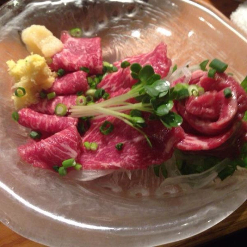 桜ユッケ(焼肉OGAWA 大森店 （ヤキニクオガワ）)