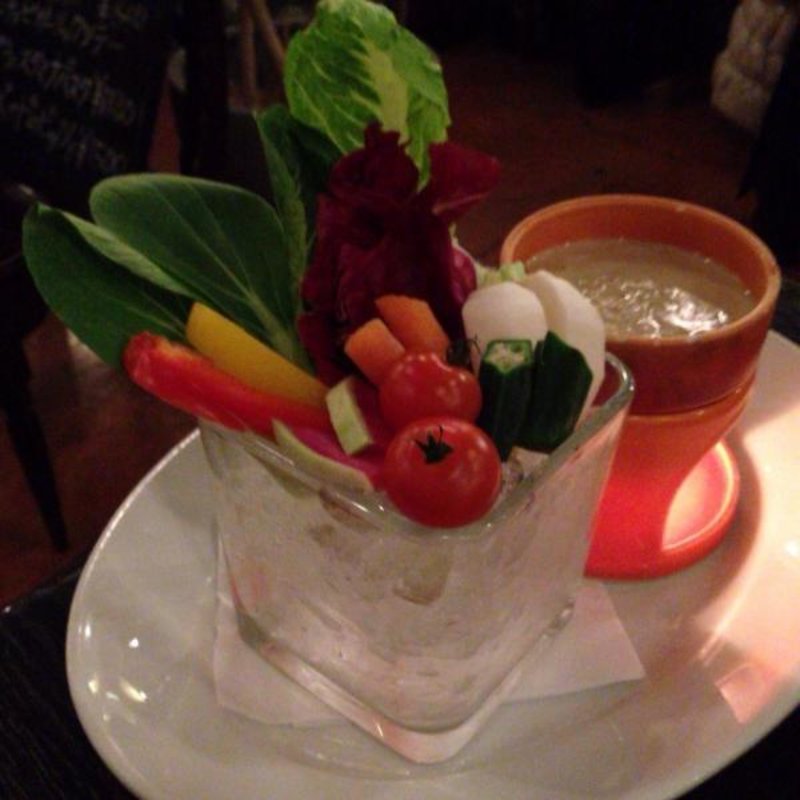 厳選野菜のバーニャカウダ(カフェ ラ・ボエム 世田谷 （Cafe La Boheme）)