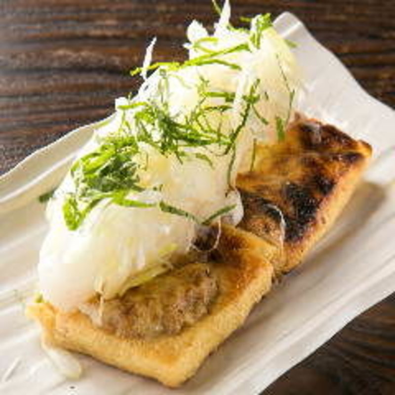 納豆の包み焼き(居酒屋もりもり )