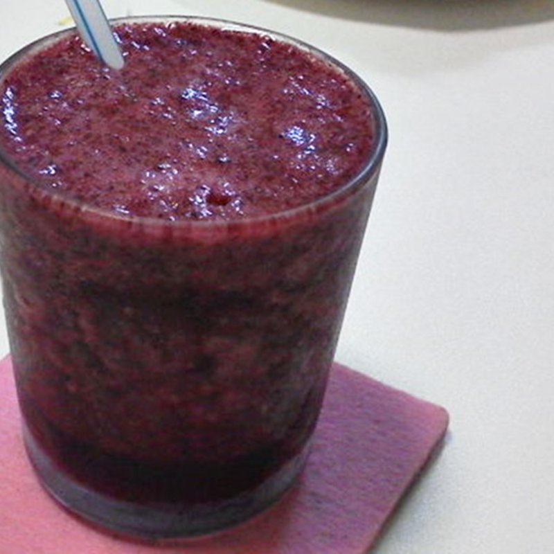 ブルーベリースムージージュース(よこはまあさひブルーベリーの森)