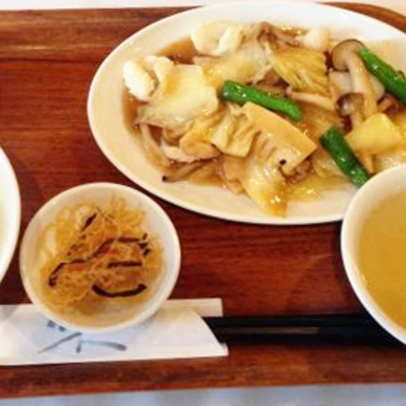 いかと豚肉の野菜炒め定食(大晃飯店川口店)