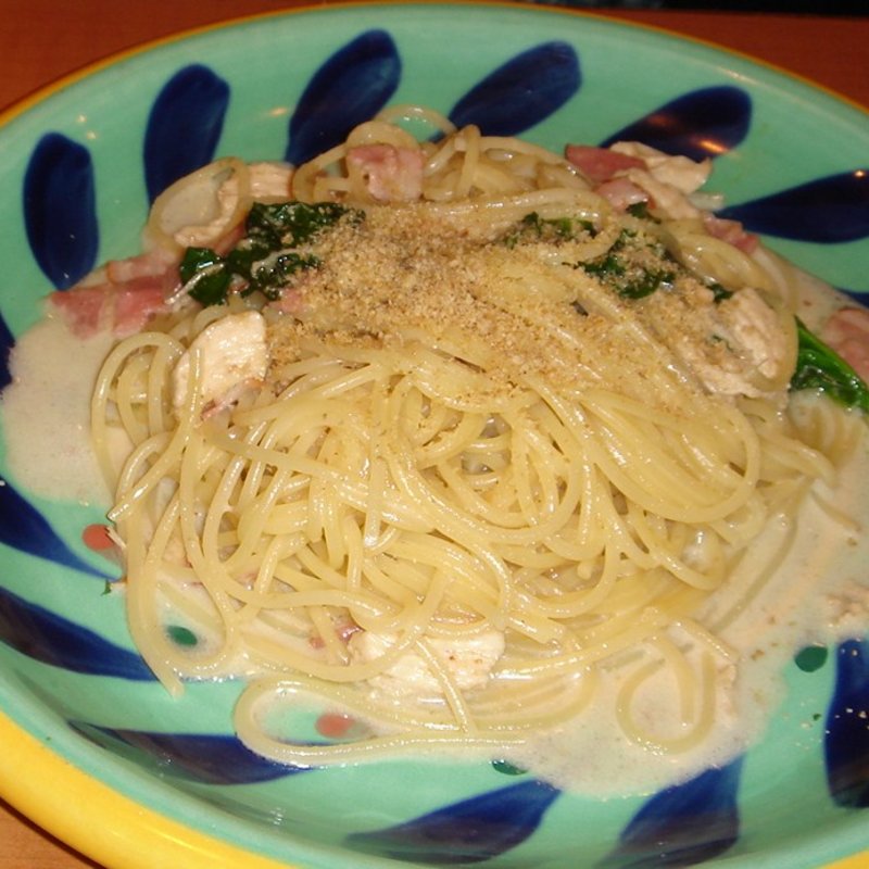 ホウレン草とベーコン(マイアミガーデン サンシャインアルパ店)