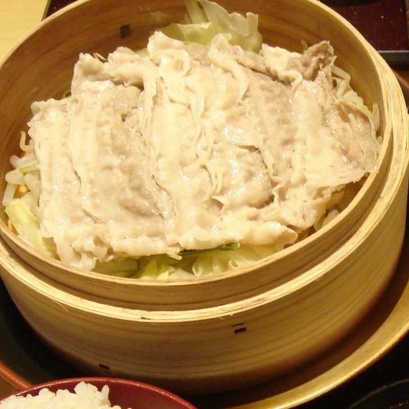 琉香豚と野菜のせいろ蒸し定食(DO-ZO 赤坂Bizタワー店)