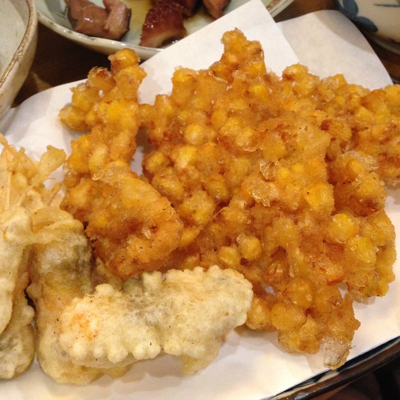 とうもろこし揚げ(酒処ほんわか)