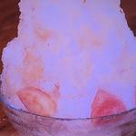 桃かき氷(山口果物 （ヤマグチクダモノ）)