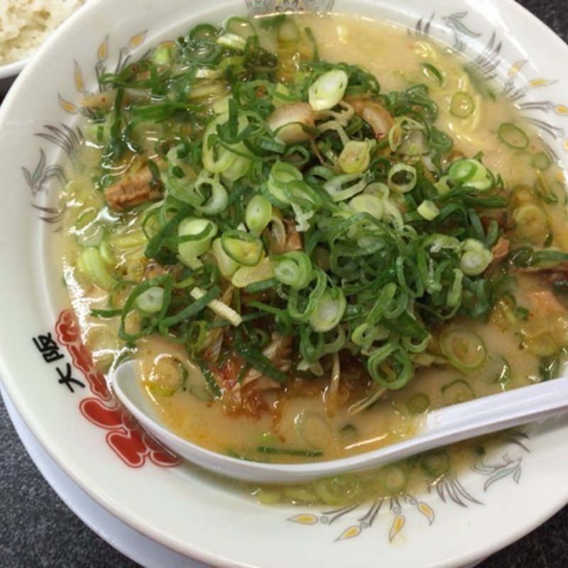 どっさりネギきざみチャーシューメン(大阪ふくちぁんラーメン 寝屋川店)