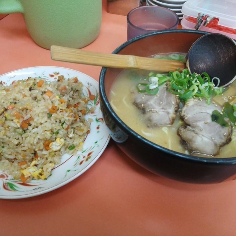 サービス定食Bセット(竹家ラーメン)