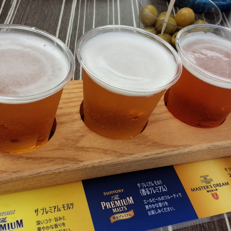 テイスティングセット(おつまみ付)(Premium BEER FARM / FUTAKO TAMAGAWA RISE)