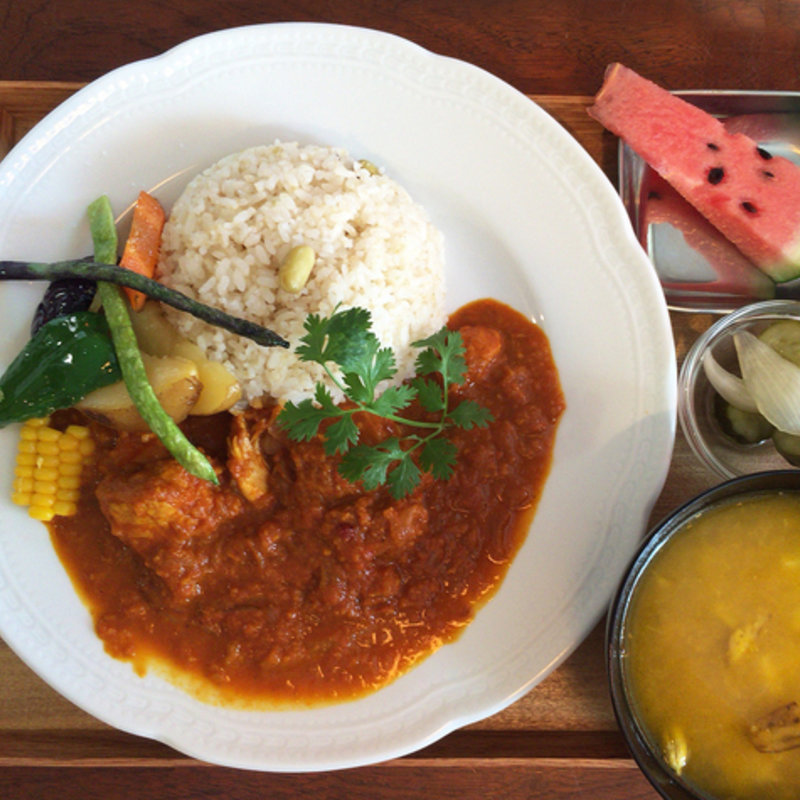 チキンのマハラジャカレー(キッチン わたりがらす)