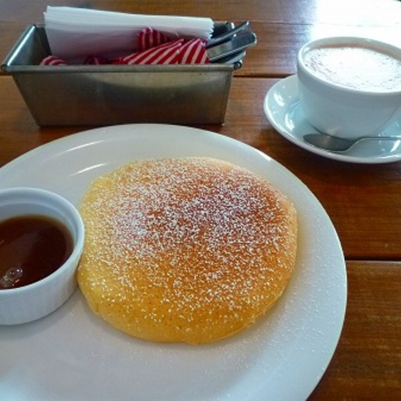 プレーンパンケーキセット(松之助 京都本店 （MATSUNOSUKE Cafe & Pantryマツノスケ）)