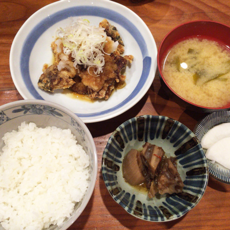 さば竜田揚げおろしポン酢定食(ととや)