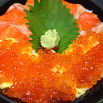 鮭とイクラ丼膳(乃の木)