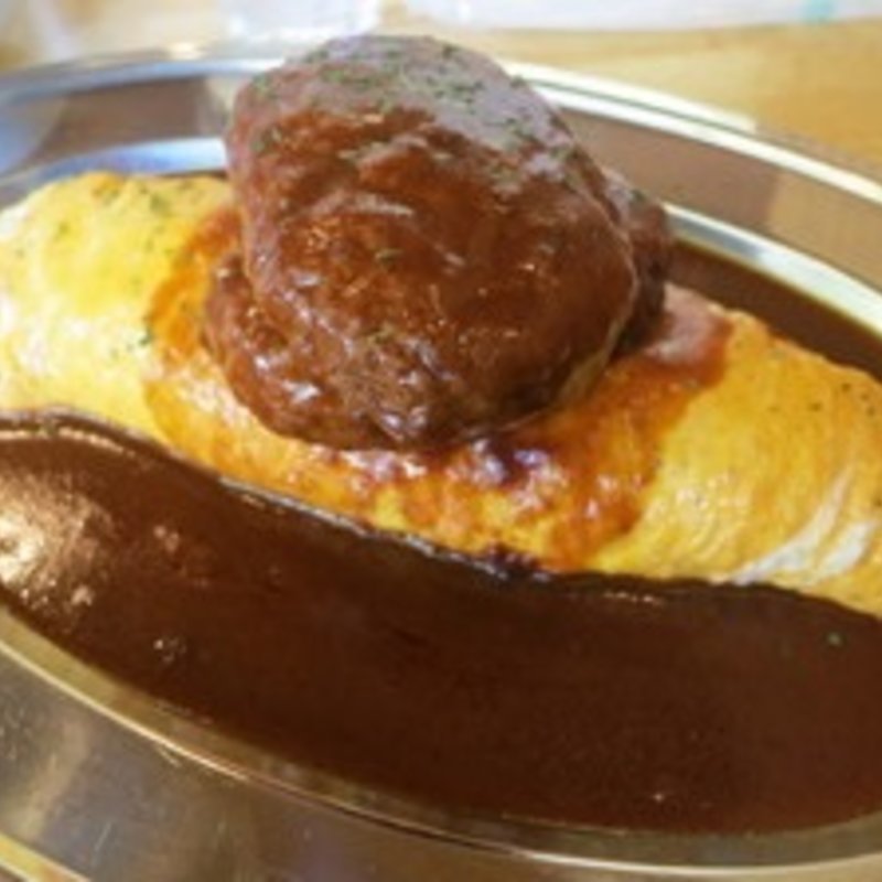 ハンバーグオムライス(シャルマン )
