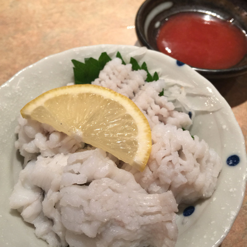 鱧の湯引き(恵美寿屋)