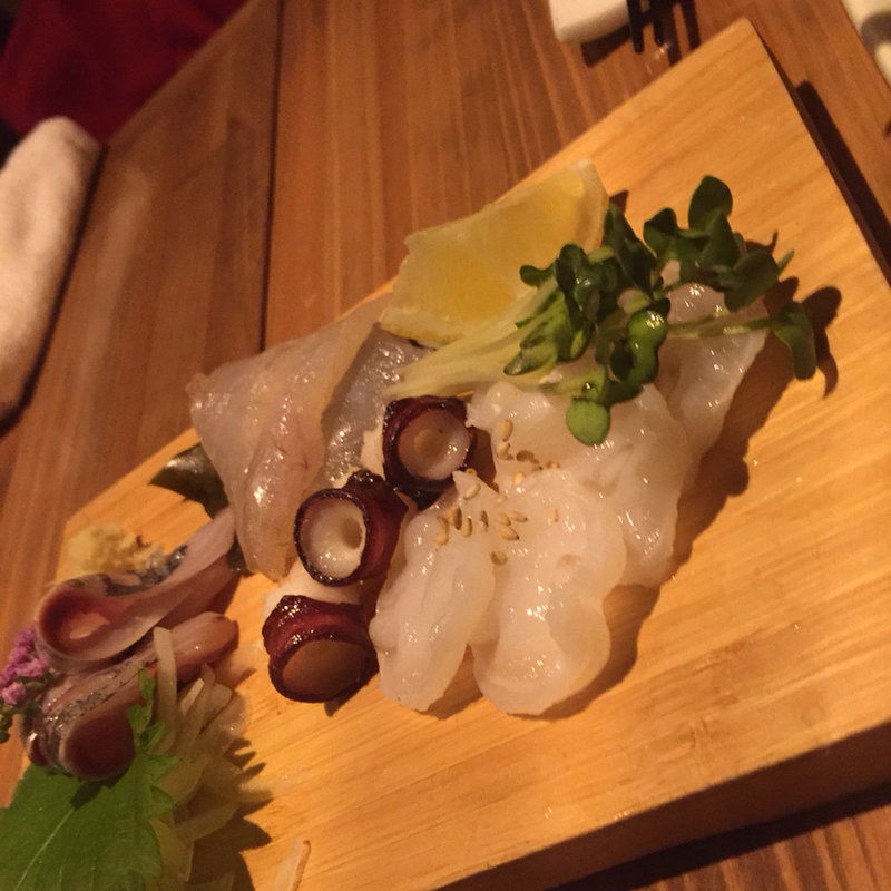 本日の天然鮮魚の盛り合わせ(若狭)