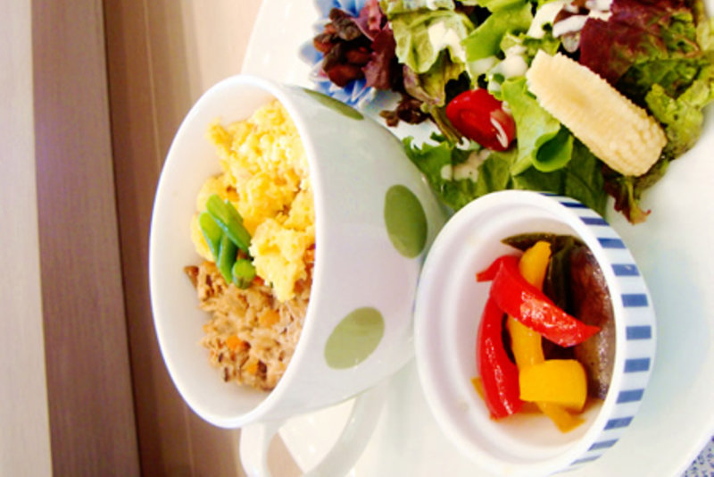 サバそぼろごはんプレート(カフェ ゆとりの空間 大丸京都店 （cafe yutori no kukan）)