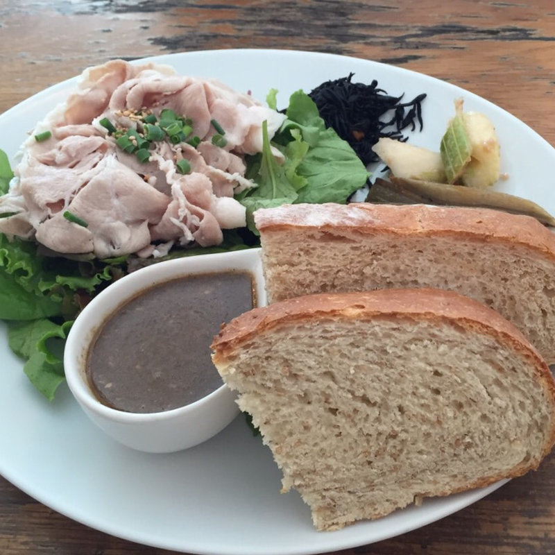 豚しゃぶゴマだれプレート(八十八夜 吉祥寺)