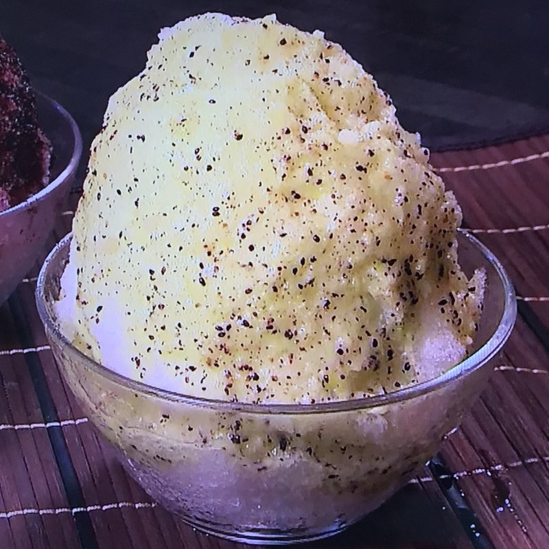 キウイ氷(古の花 （いっぷく処　古の花）)